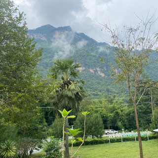 สะพานภายในที่พัก ทับศิลารีสอร์ท